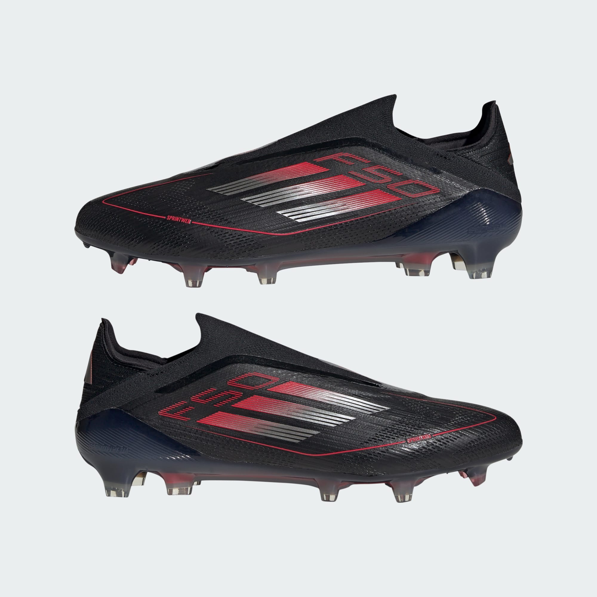 Botín de Fútbol F50 Elite Laceless FG Negro