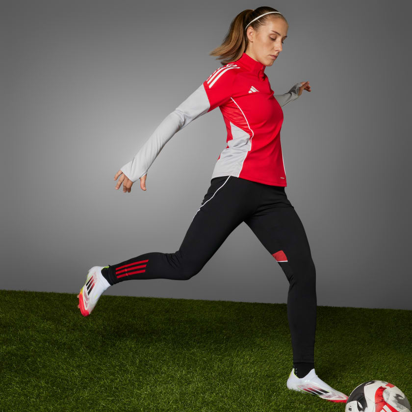 Botín de Fútbol F50 Elite Laceless FG Blanco/Naranja