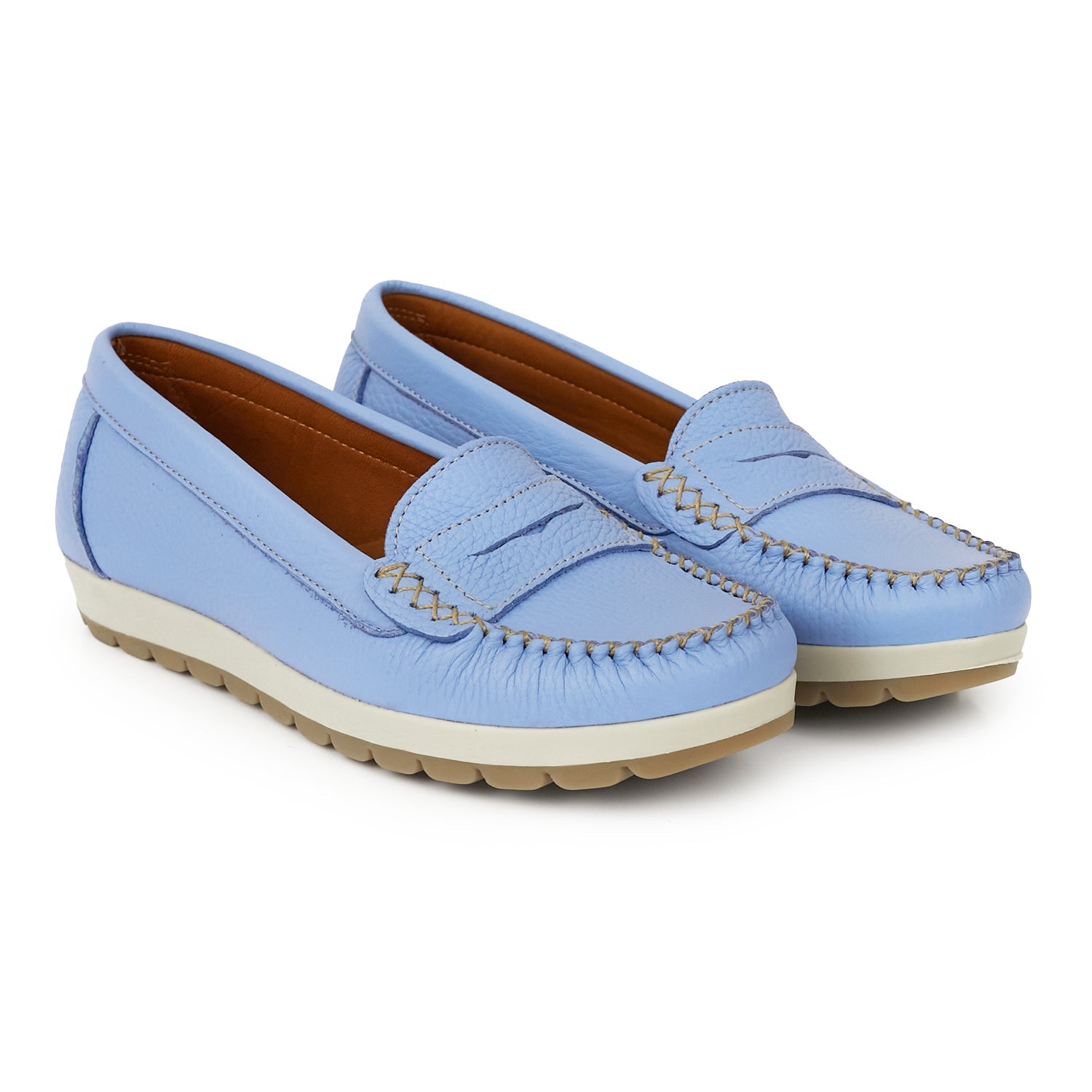 MOCASIN PAMPA CELESTE