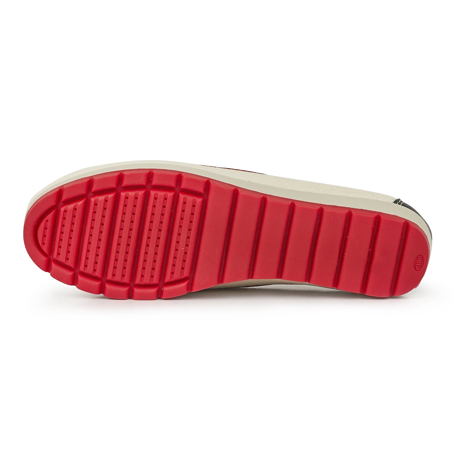 MOCASÍN PAMPA SOFT BEIGE, ROJO Y AZUL