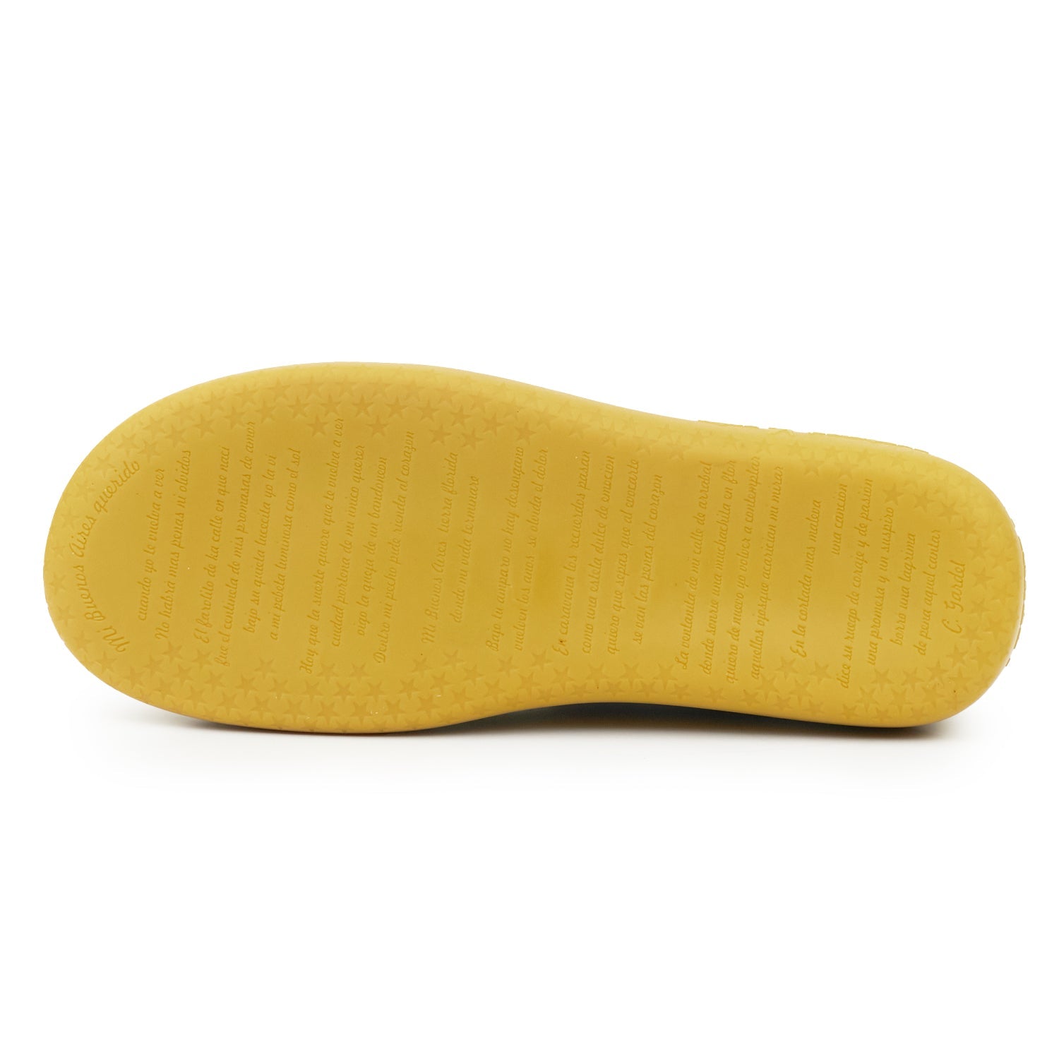 ZAPATILLA GARDEL AMARILLA