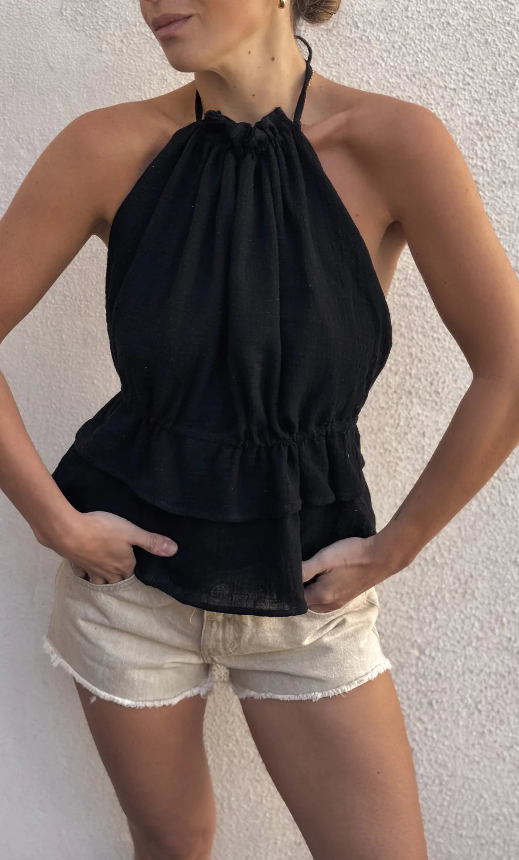 Top BEACH (negro)