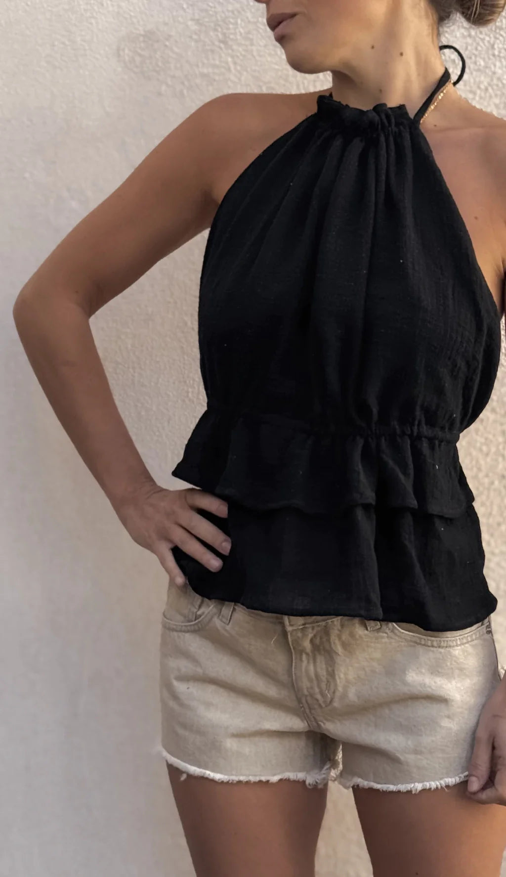 Top BEACH (negro)