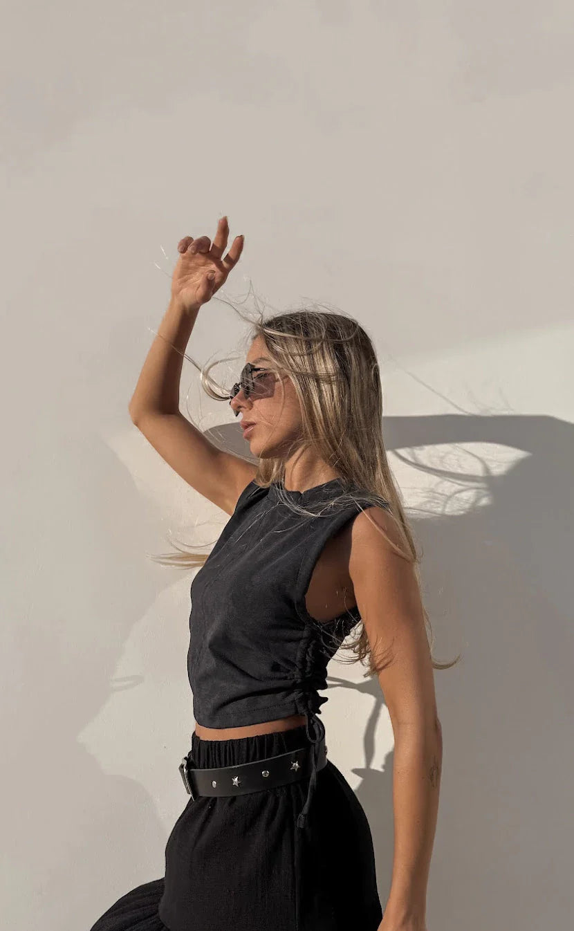Top DIVI (negro)