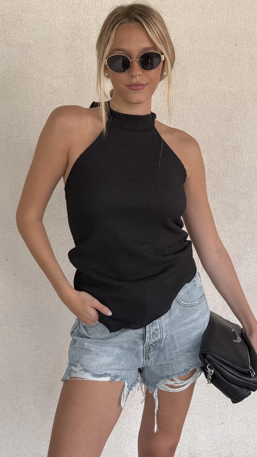 Top ZAFIRO (negro)