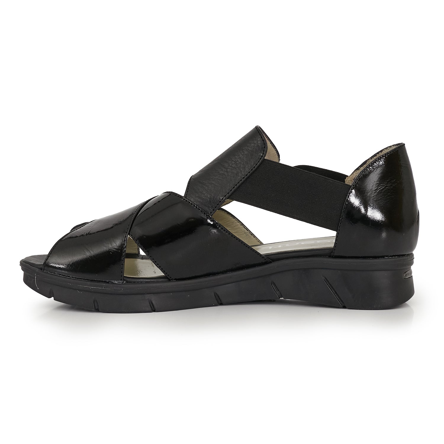 SANDALIA SWAN NEGRA