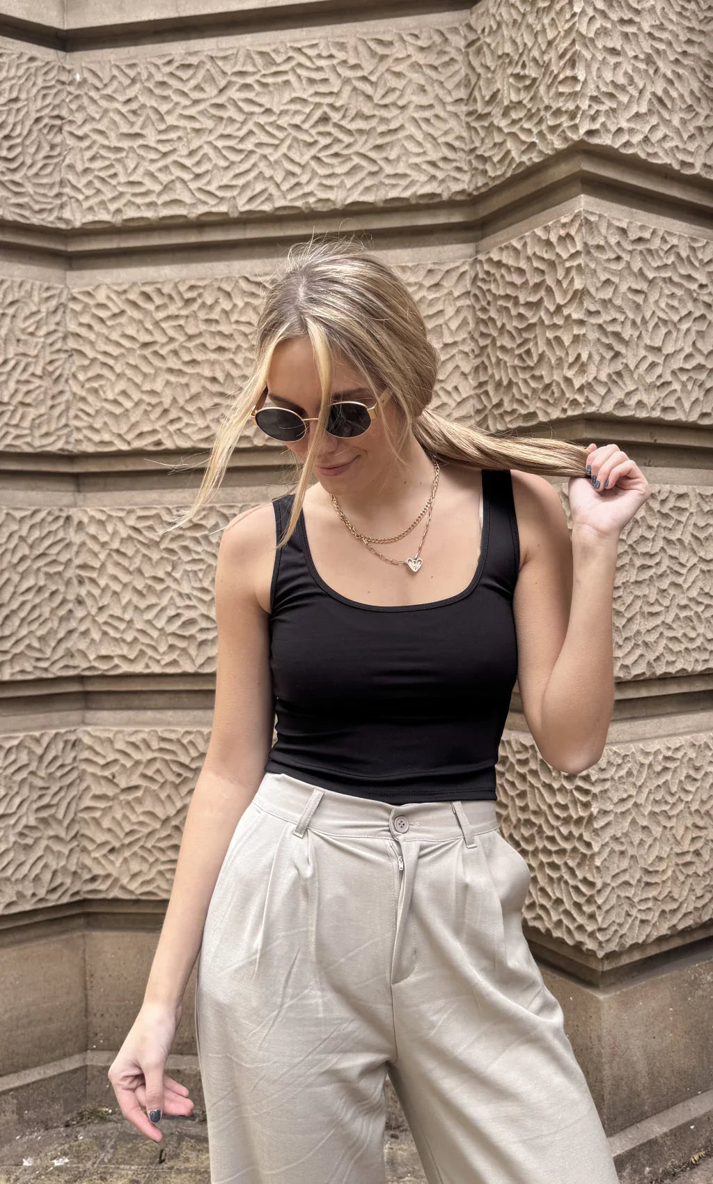 Top EMILIA (Negro)